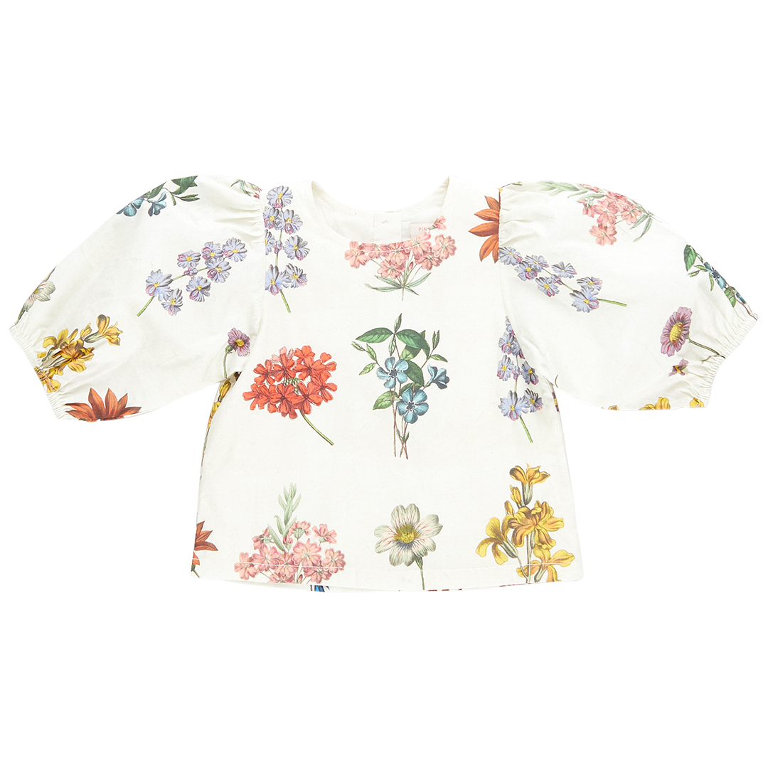 Girls Dana Top - Notebook Botanical