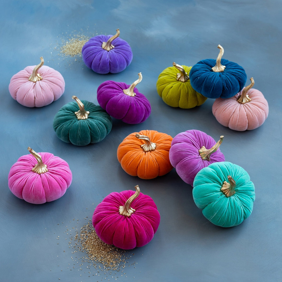 Velvet Pumpkin Set