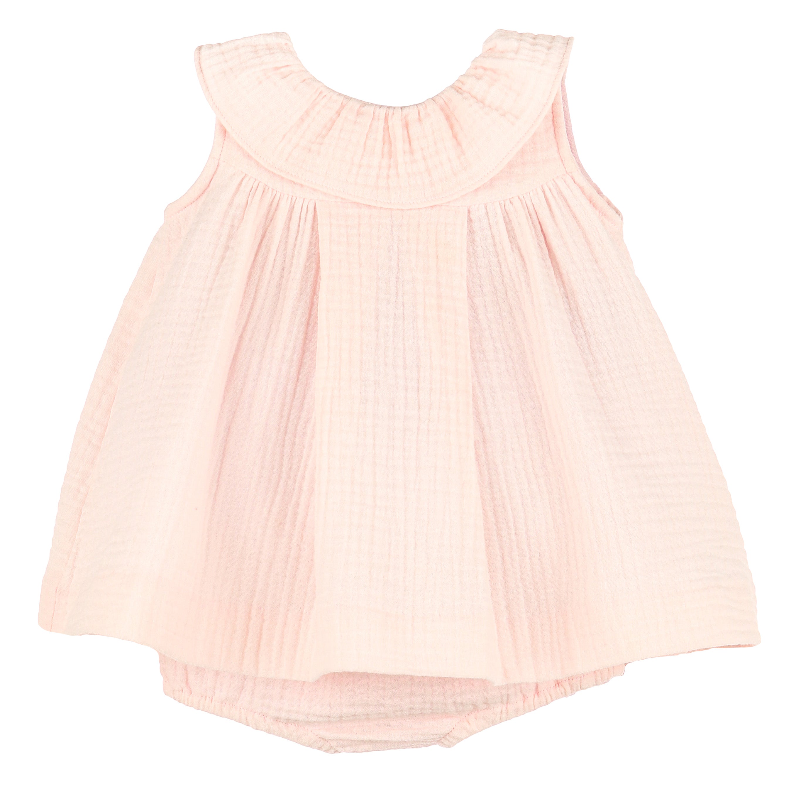 Pink Cuddle Cotton 2-Piece Float Dress Set