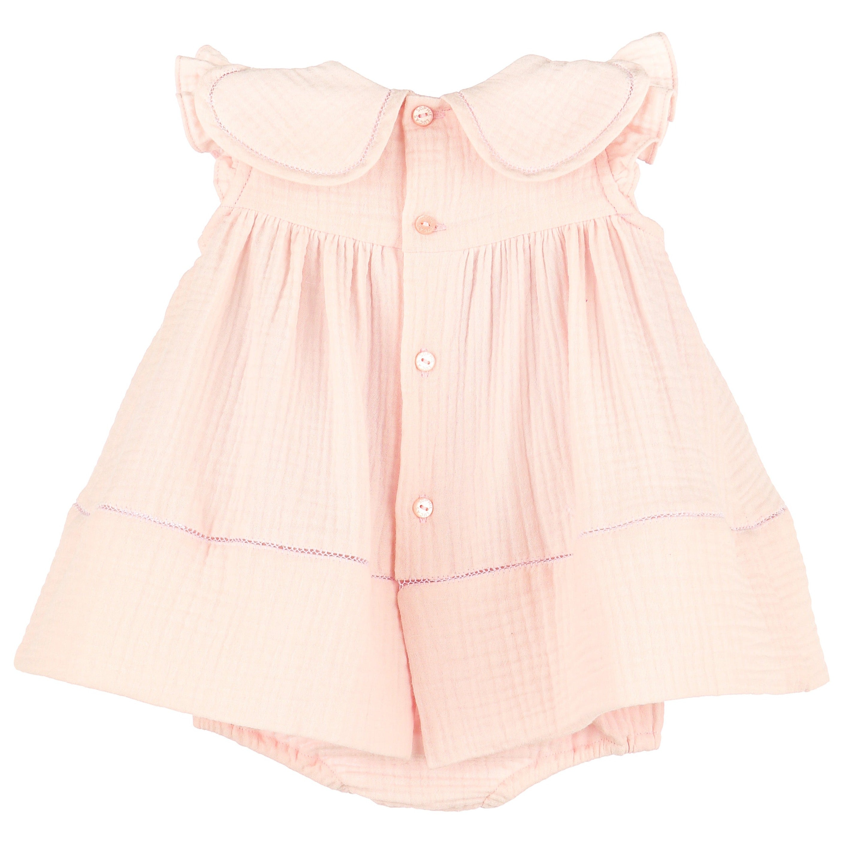 Pink Cuddle Cotton Petal Float Dress