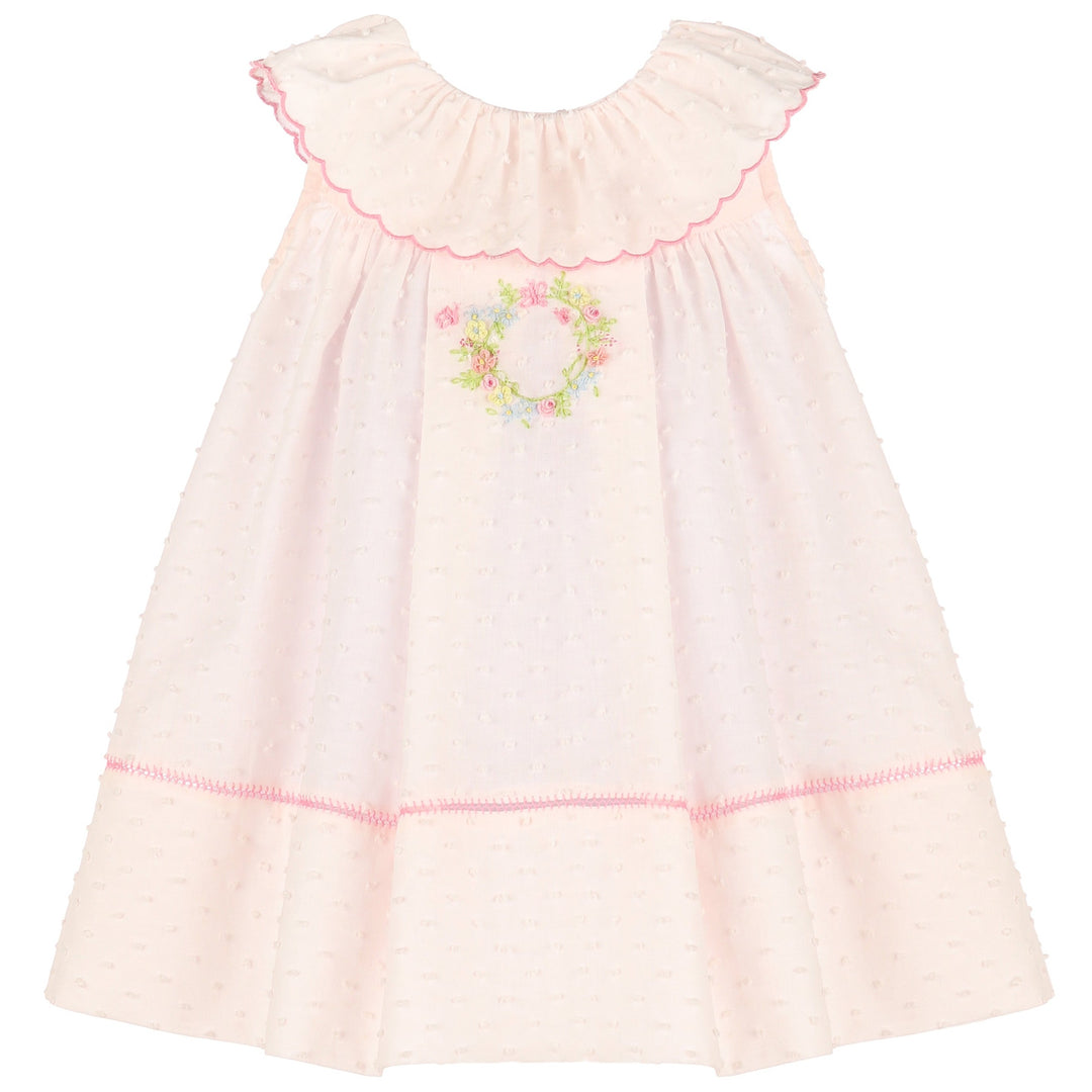 Pink Lawn Party Ruffle Dress