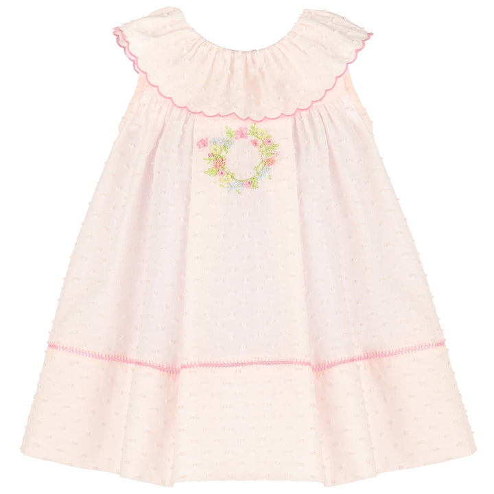 Pink Lawn Party Ruffle Dress