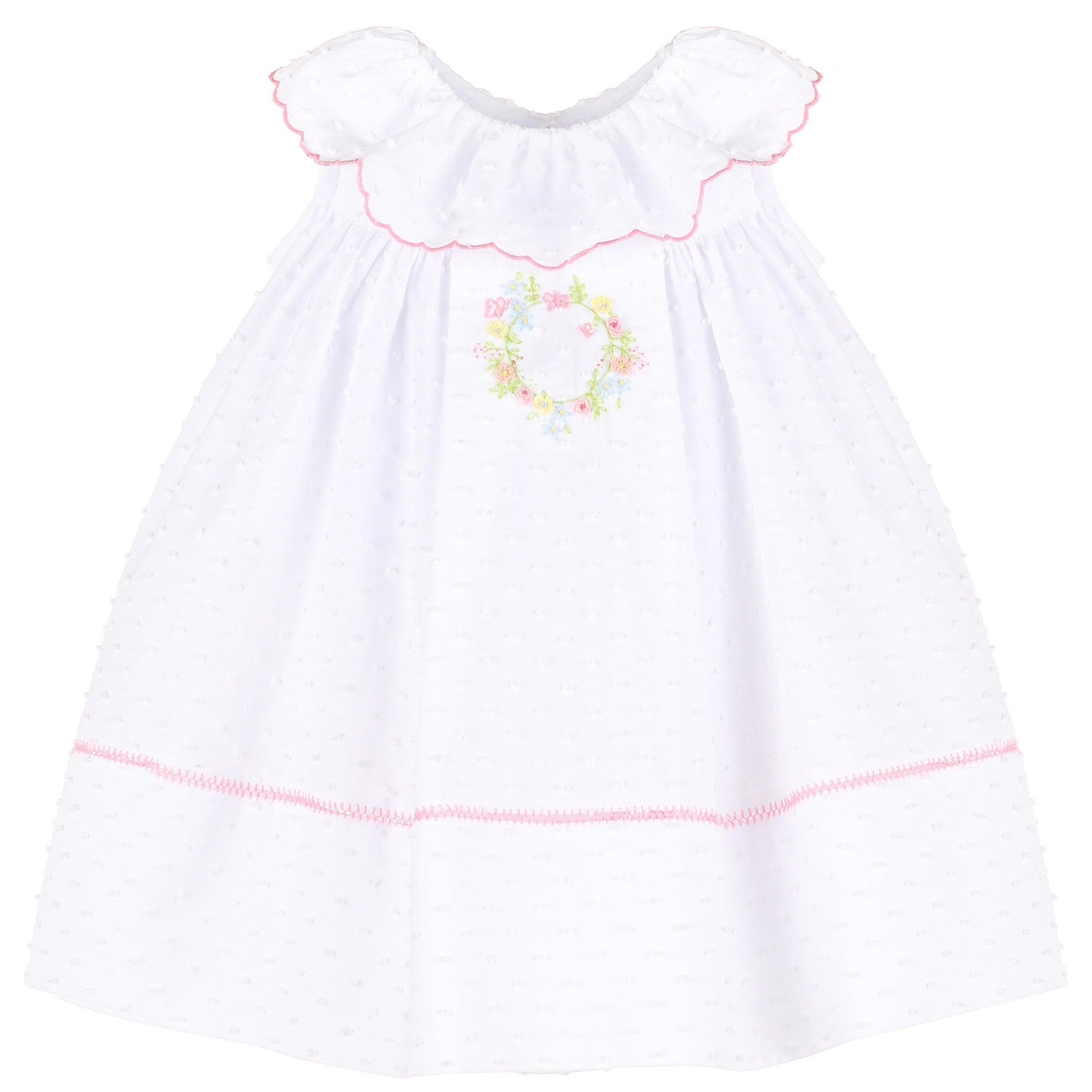 White Lawn Party Ruffle Dress K&K's Giving Tree