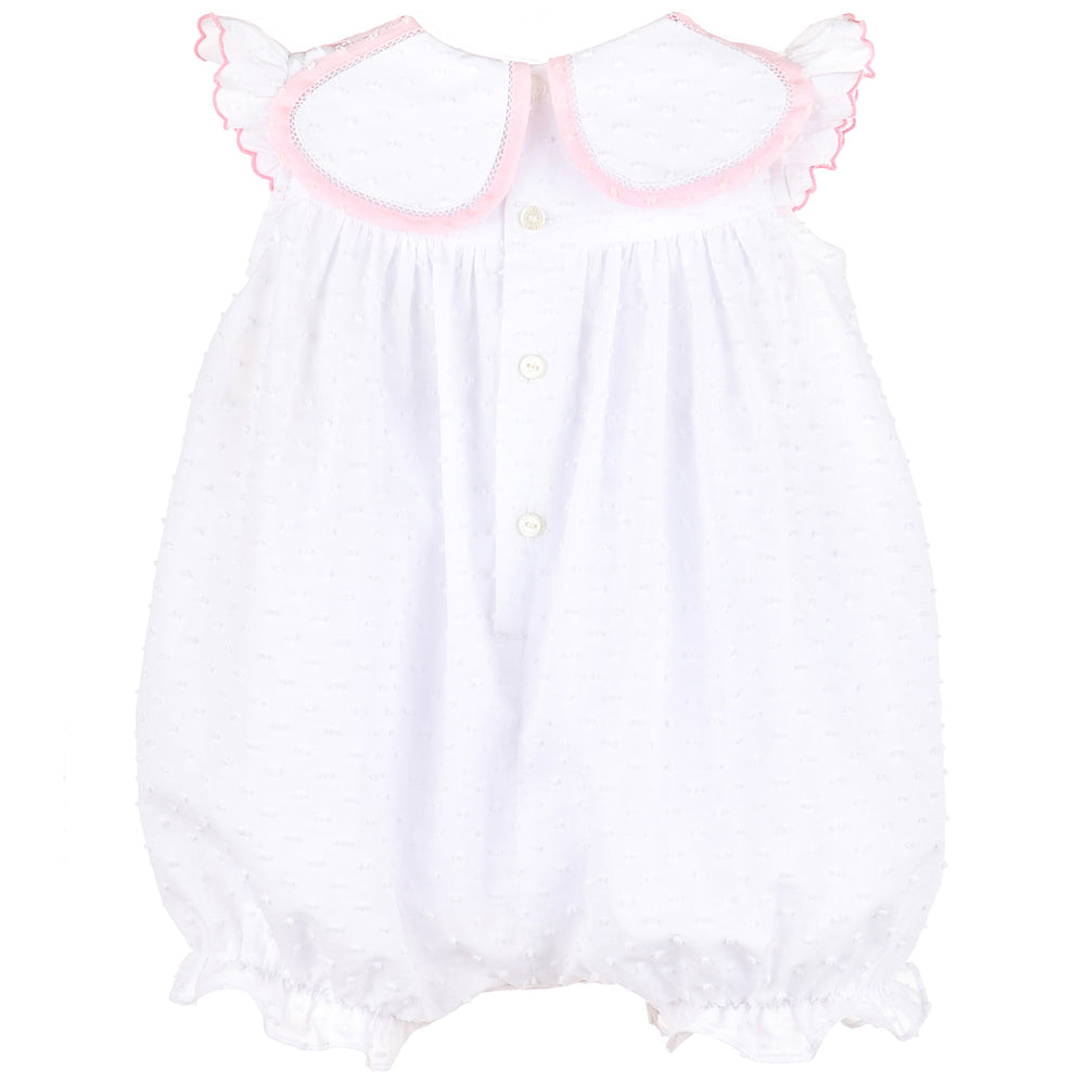 White Lawn Party Petal Playsuit