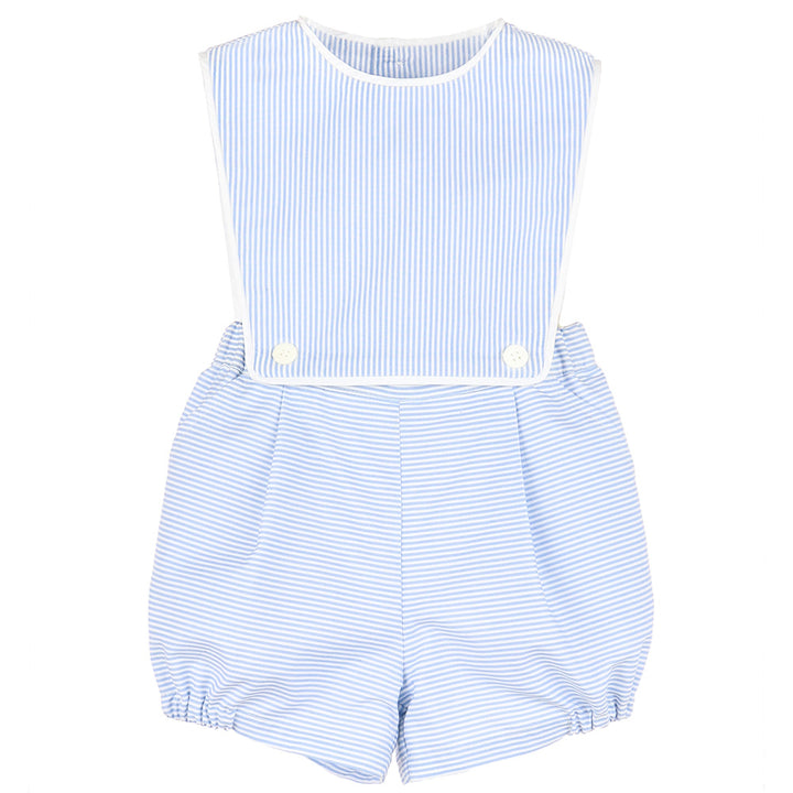 Blue & White Stripe "OG" Boy Overall