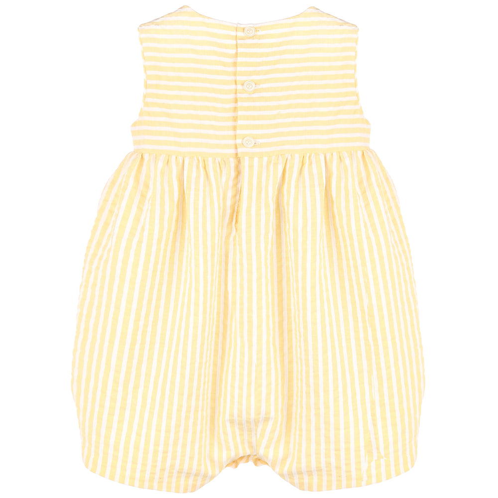 Yellow Sunny Stripe Overall
