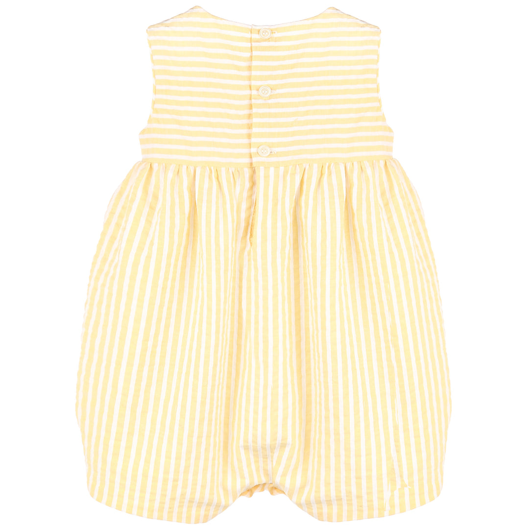 Yellow Sunny Stripe Overall