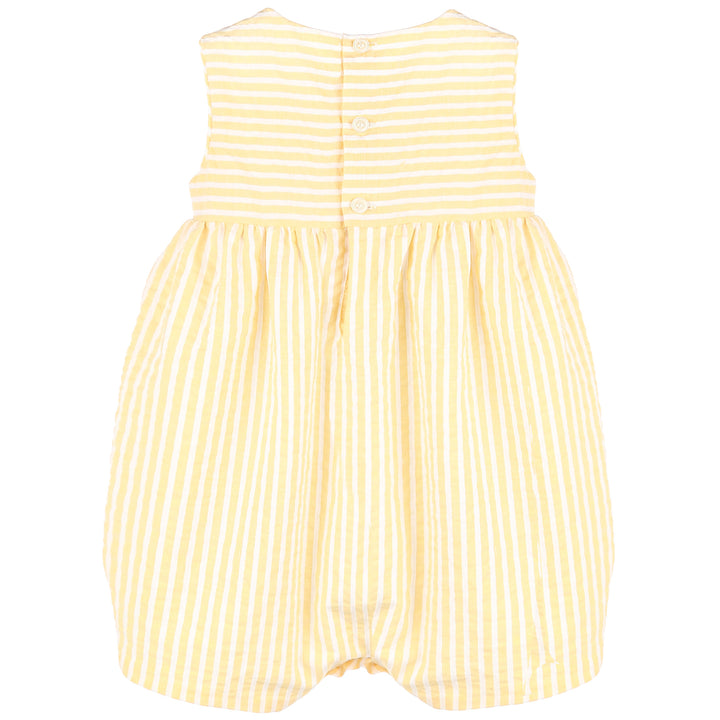 Yellow Sunny Stripe Overall