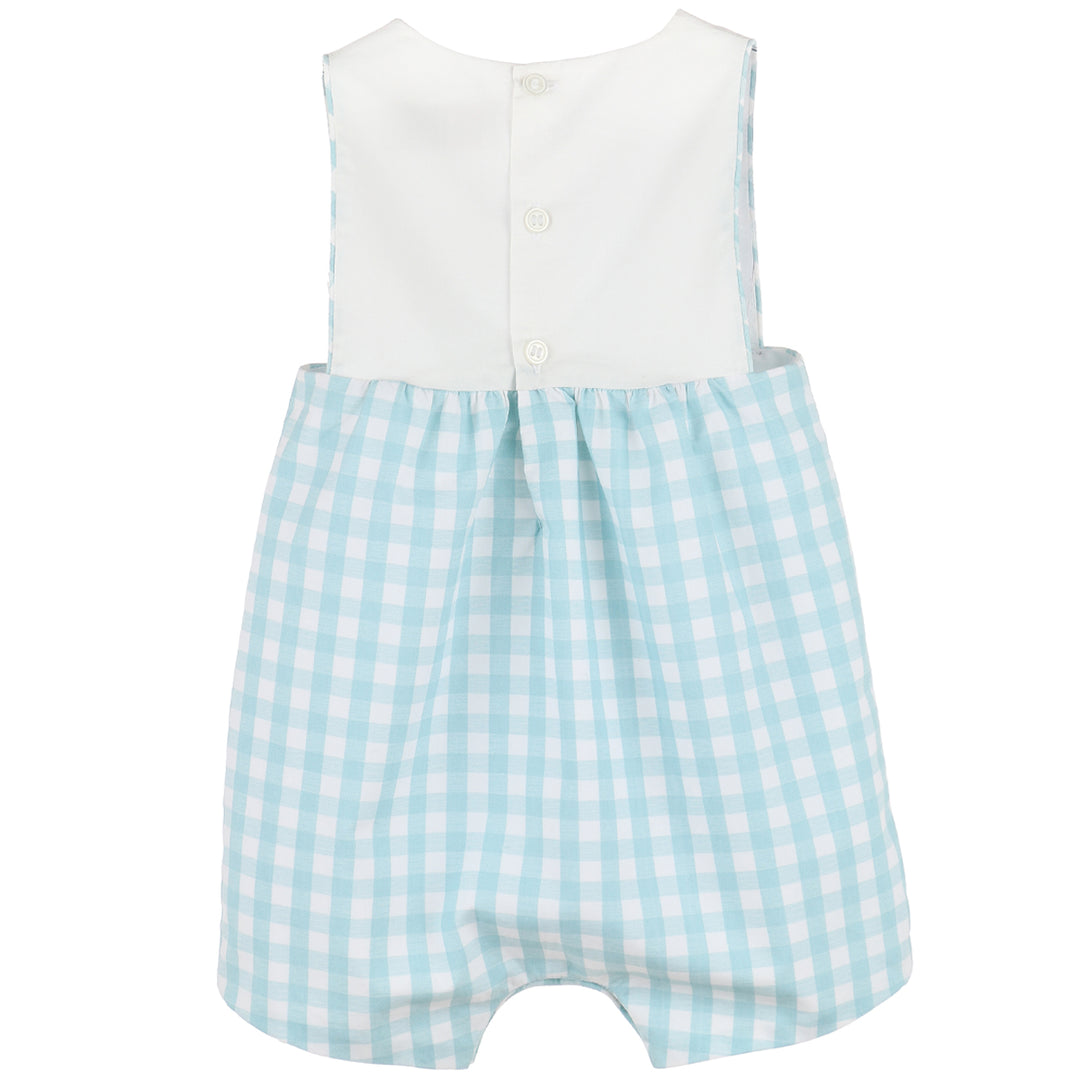 Aqua Azure Stroller Boy Romper