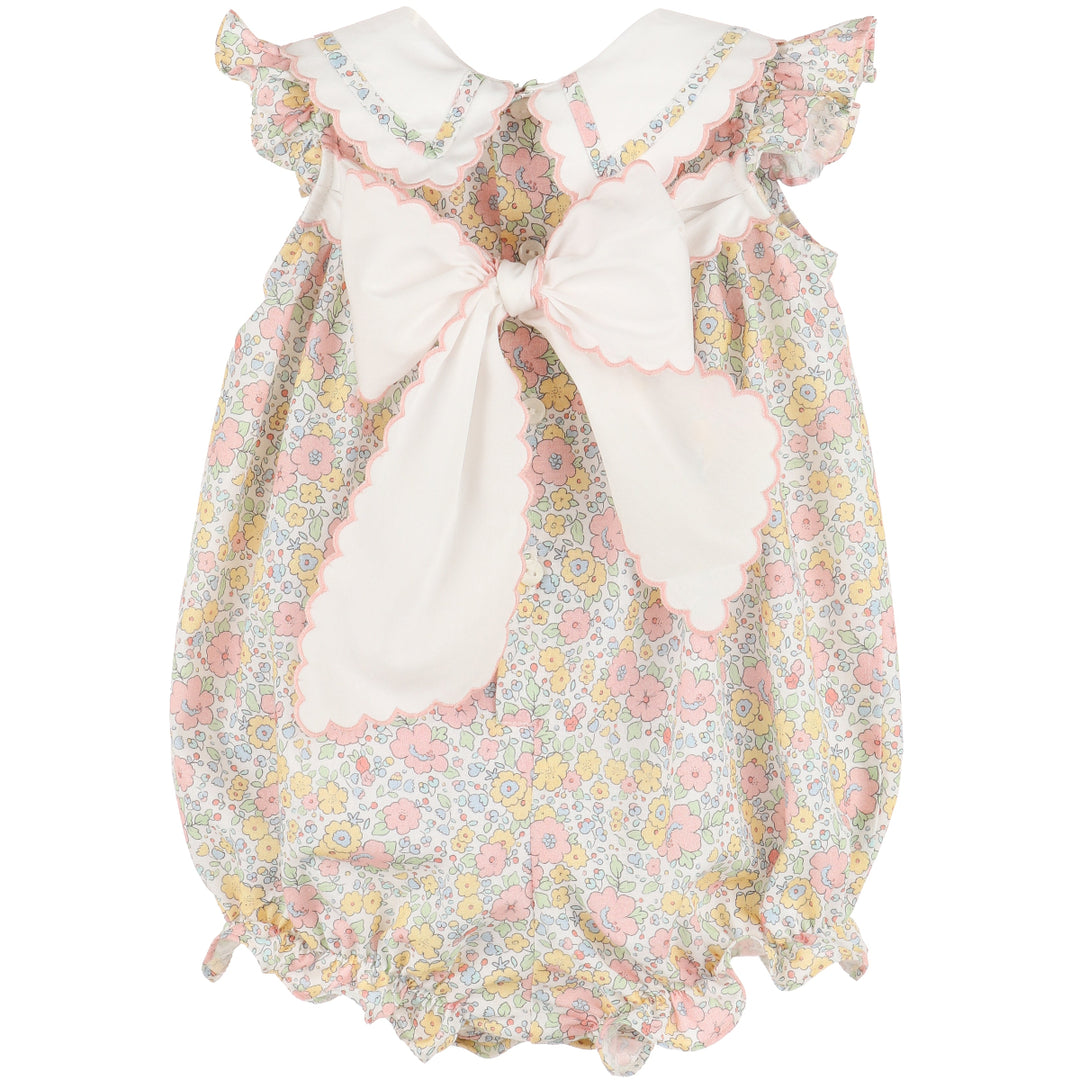 Pastel Floral Bubble w/ Bow Back