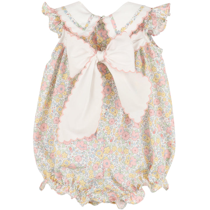 Pastel Floral Bubble w/ Bow Back
