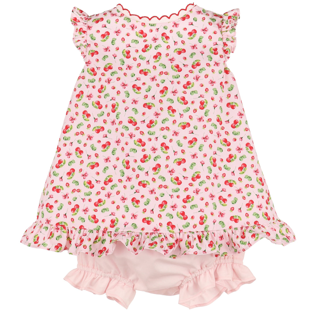 Summer Cherries Swing Dress Set