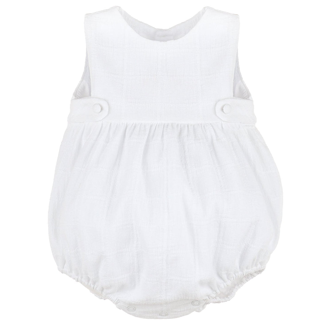 White Gauze Bubble w/ Front Tabs