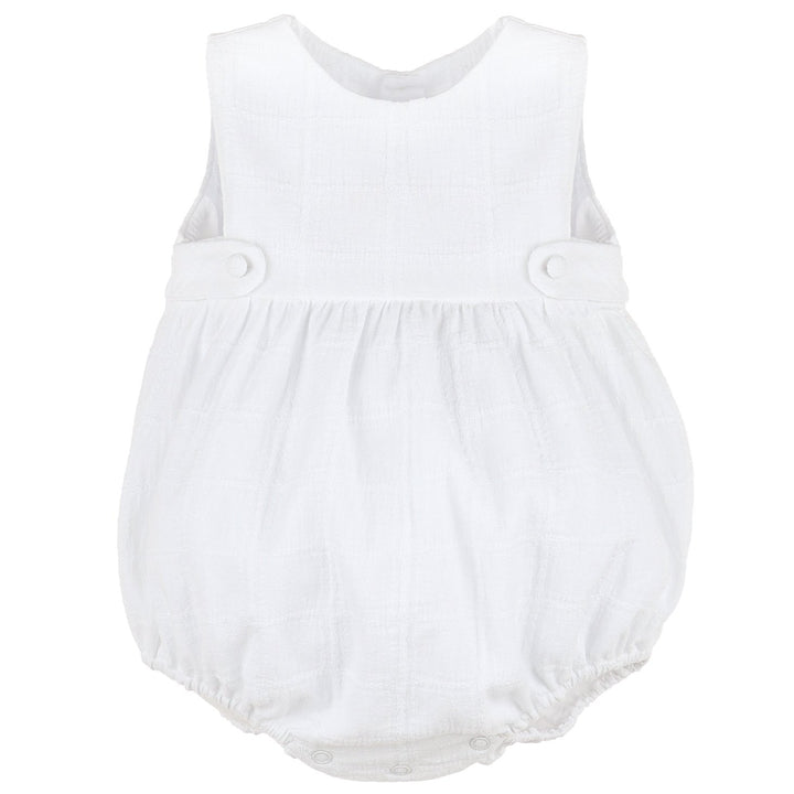 White Gauze Bubble w/ Front Tabs