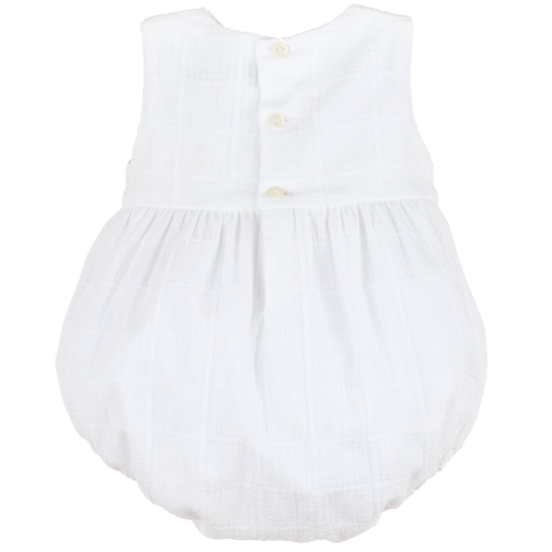 White Gauze Bubble w/ Front Tabs