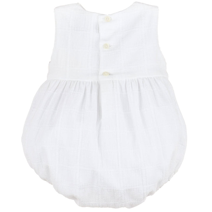 White Gauze Bubble w/ Front Tabs