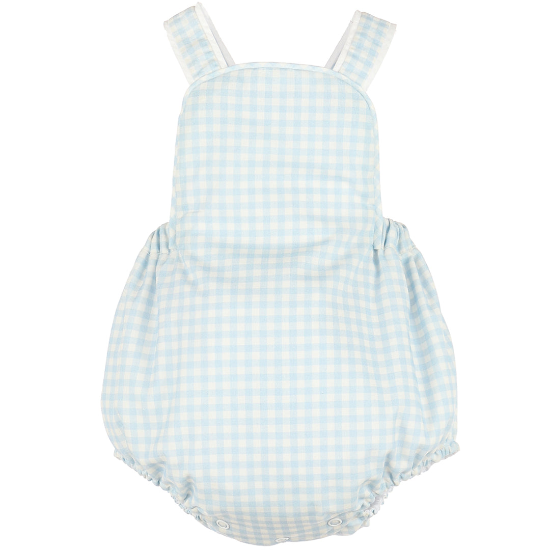Blue Gingham Sunsuit