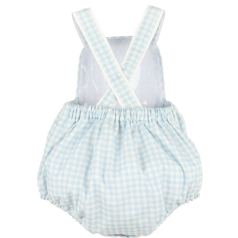 Blue Gingham Sunsuit