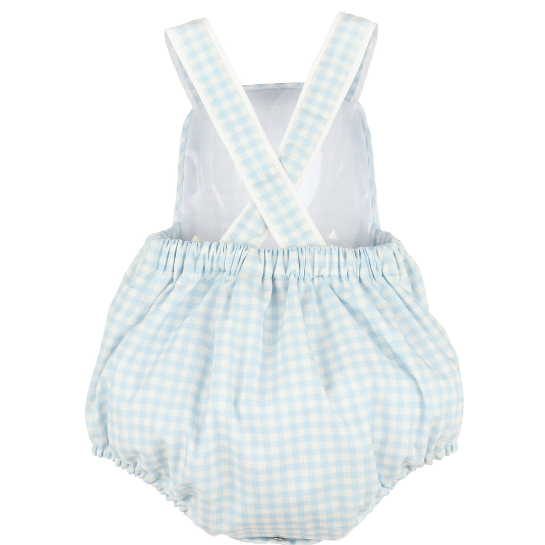 Blue Gingham Sunsuit