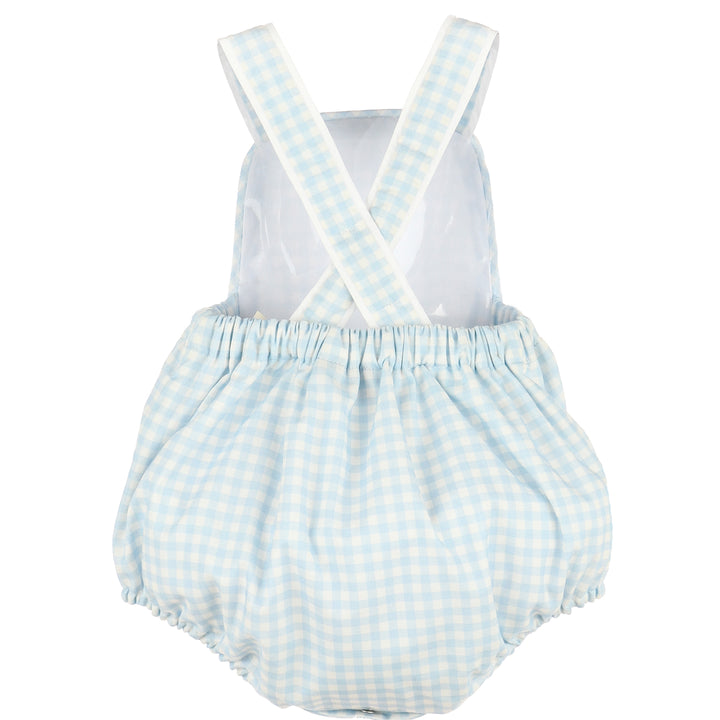 Blue Gingham Sunsuit
