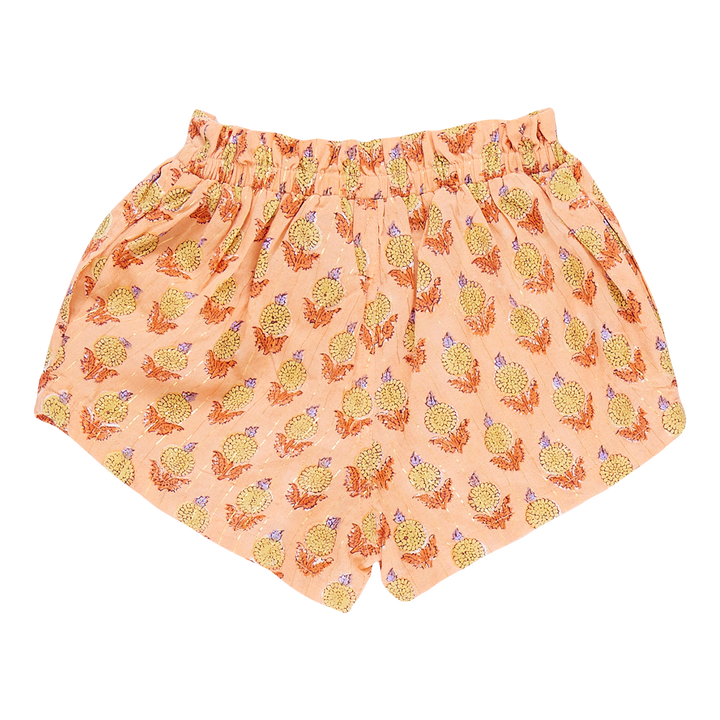 Girls Theodore Short - Orange Dahlia