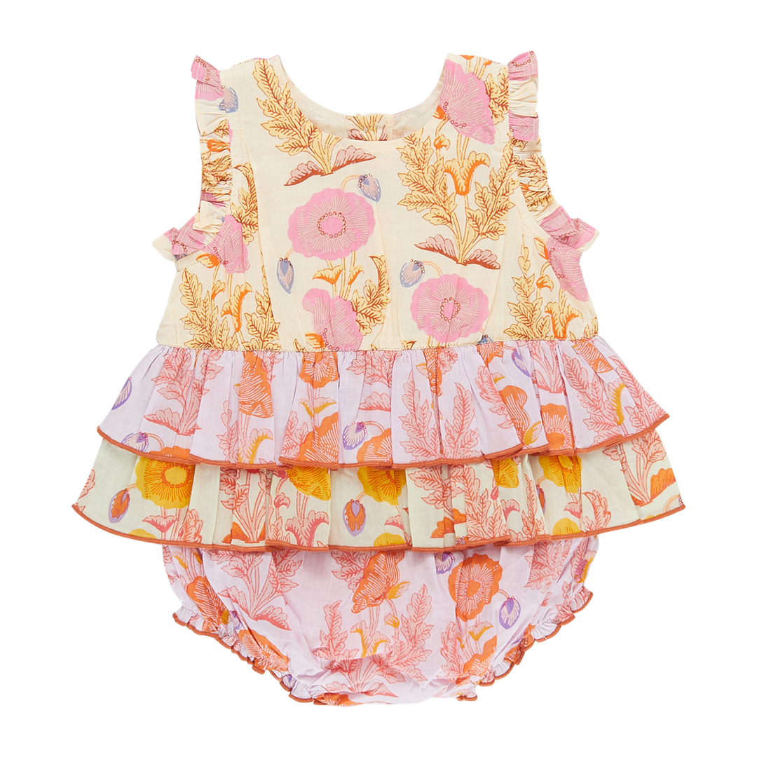 Baby Girls Heidi Bubble - Gilded Floral Mix