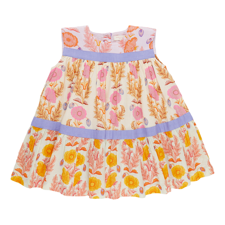 Girls Krista Dress - Gilded Floral Mix