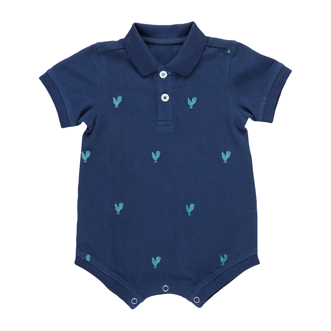 Baby Boys Alec Jumper - Rooster Embroidery
