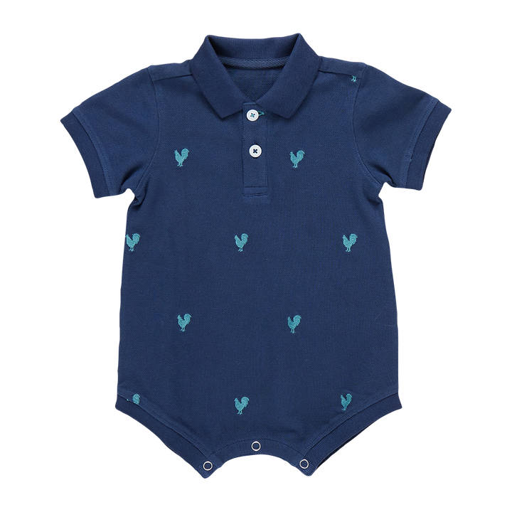 Baby Boys Alec Jumper - Rooster Embroidery