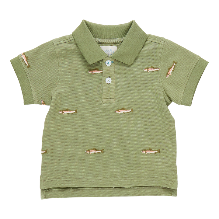 Boys Alec Shirt - Rainbow Trout