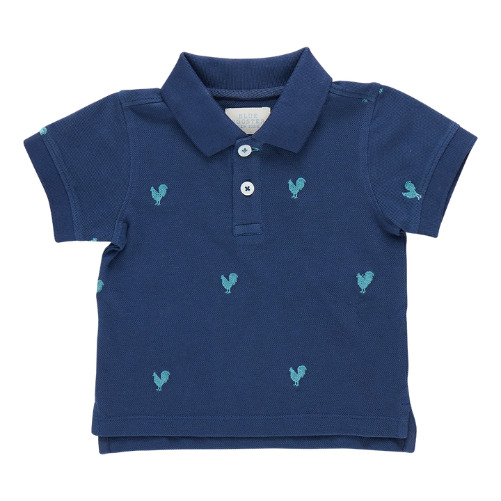 Boys Alec Shirt - Rooster Embroidery