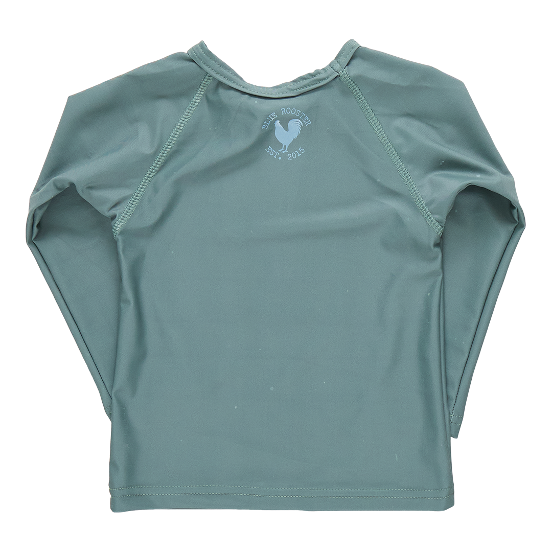 Boys Rash Guard - Leaf Green