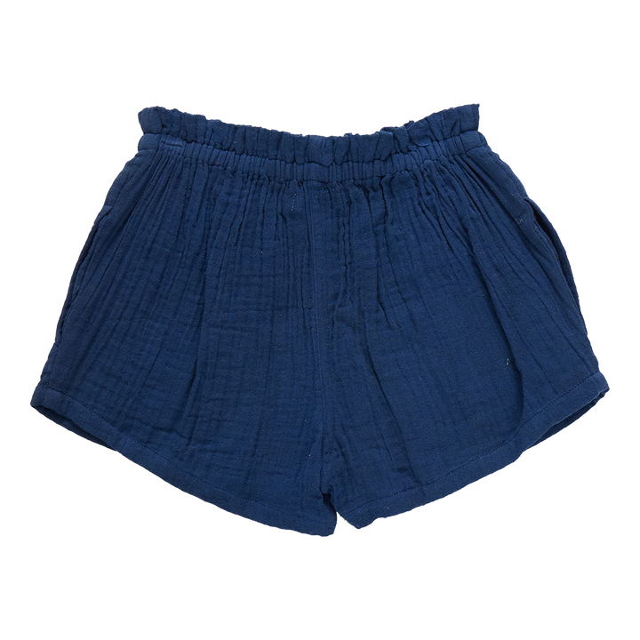 Girls Theodore Short - Navy Gauze