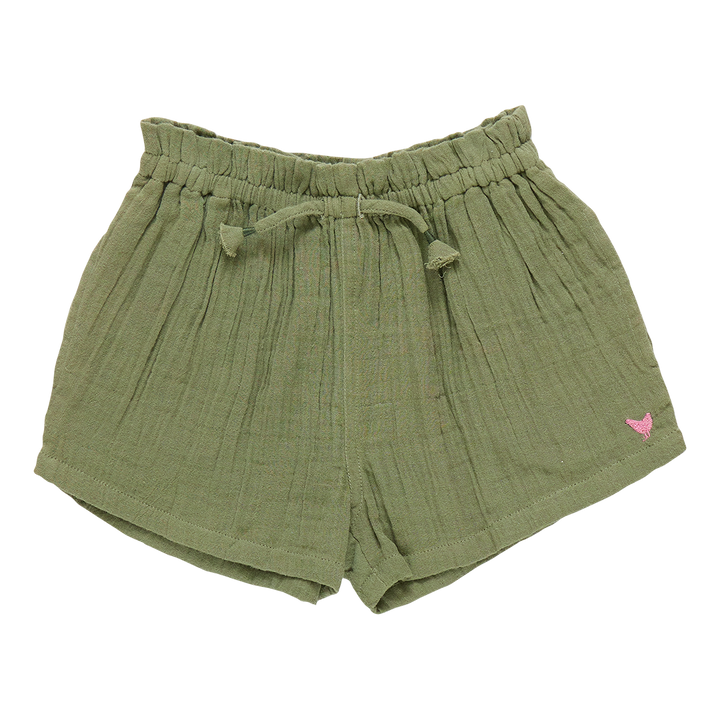 Girls Theodore Short - Leaf Green Gauze
