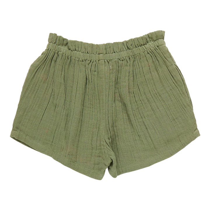 Girls Theodore Short - Leaf Green Gauze