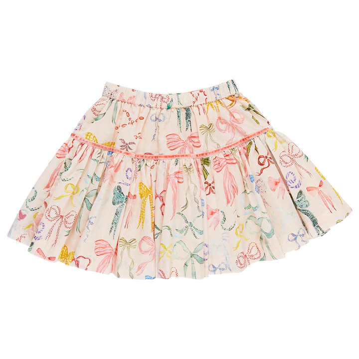 Girls Maribelle Skirt - Watercolor Bows