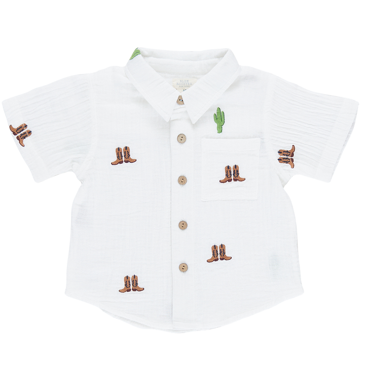 Boys Jack Shirt - Rodeo Embroidery