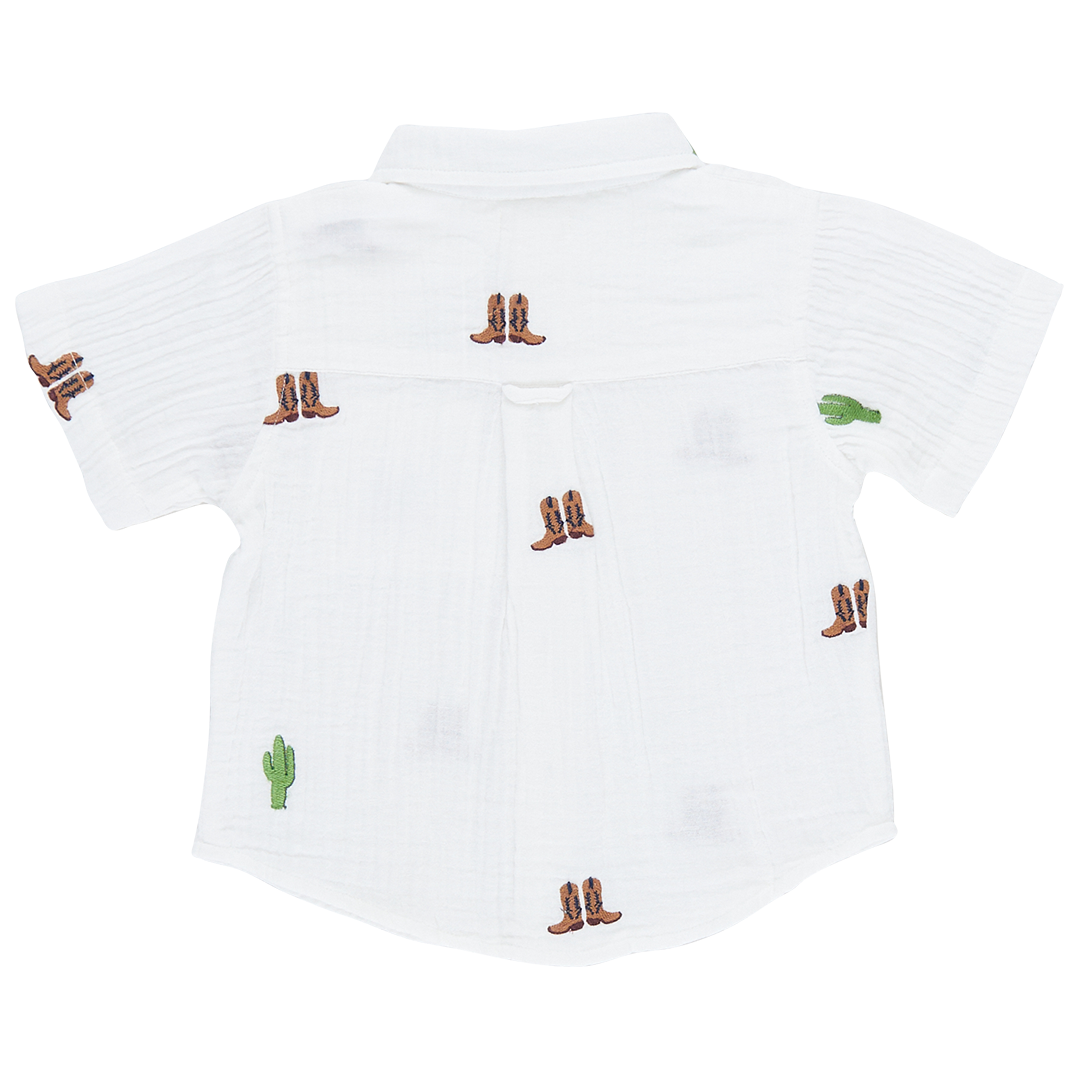 Boys Jack Shirt - Rodeo Embroidery
