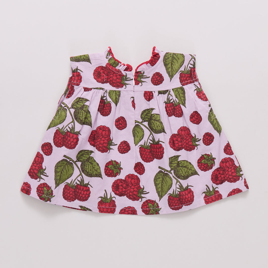 Girls Misha Top - Lavender Raspberries