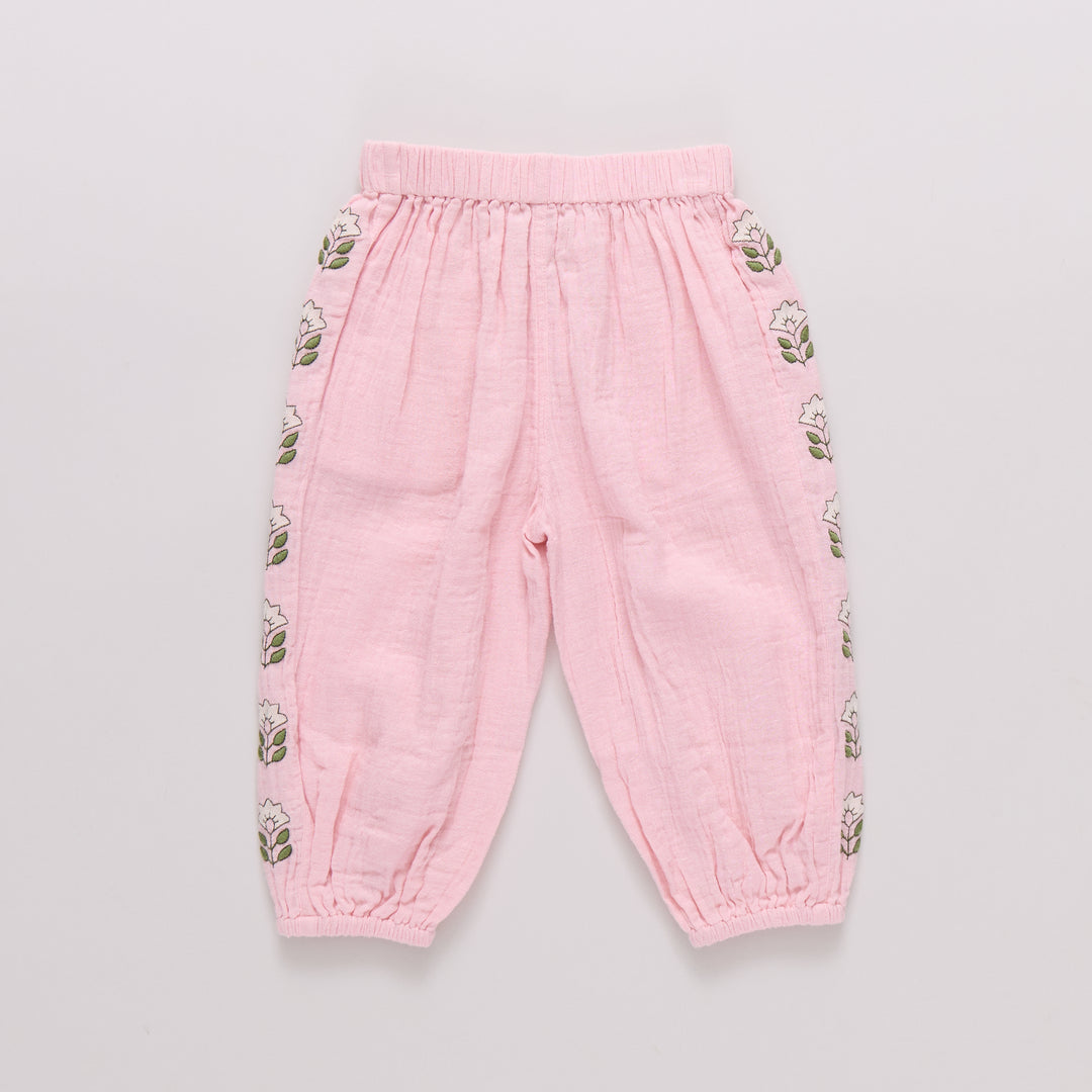 Girls Kiran Pant - Carol Blush