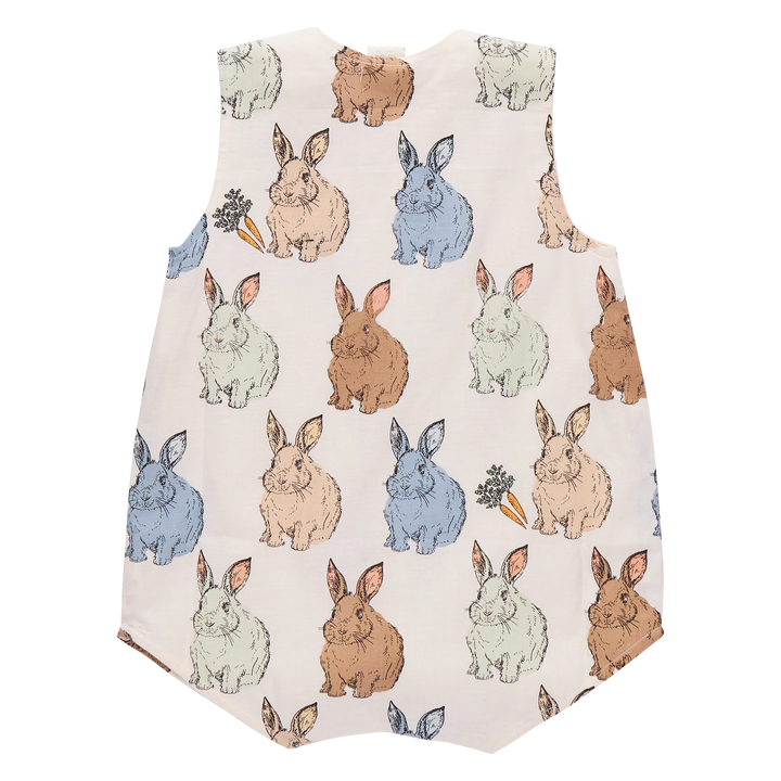 Baby Boys Noah Jumper - Blue Vintage Bunnies