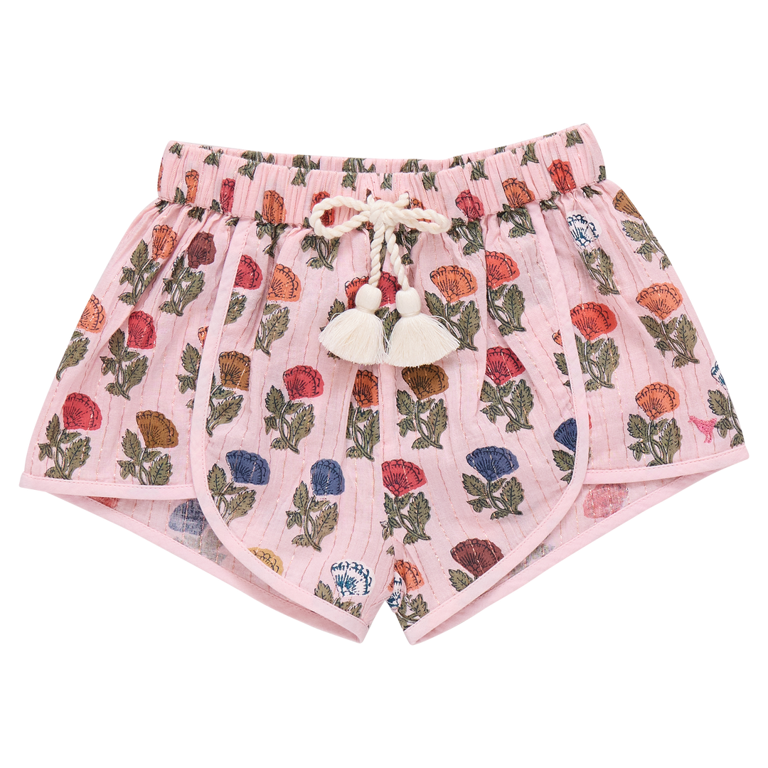 Girls Millie Short - Multi Flower Drop