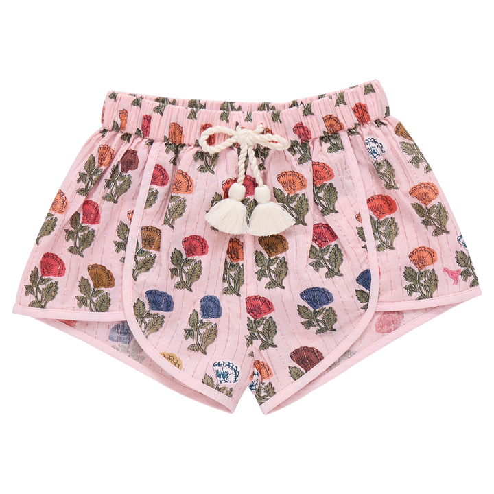 Girls Millie Short - Multi Flower Drop