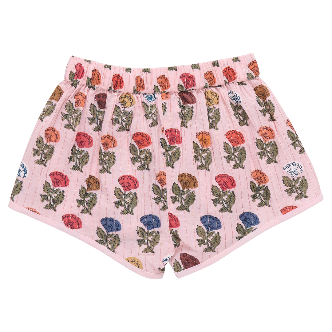 Girls Millie Short - Multi Flower Drop