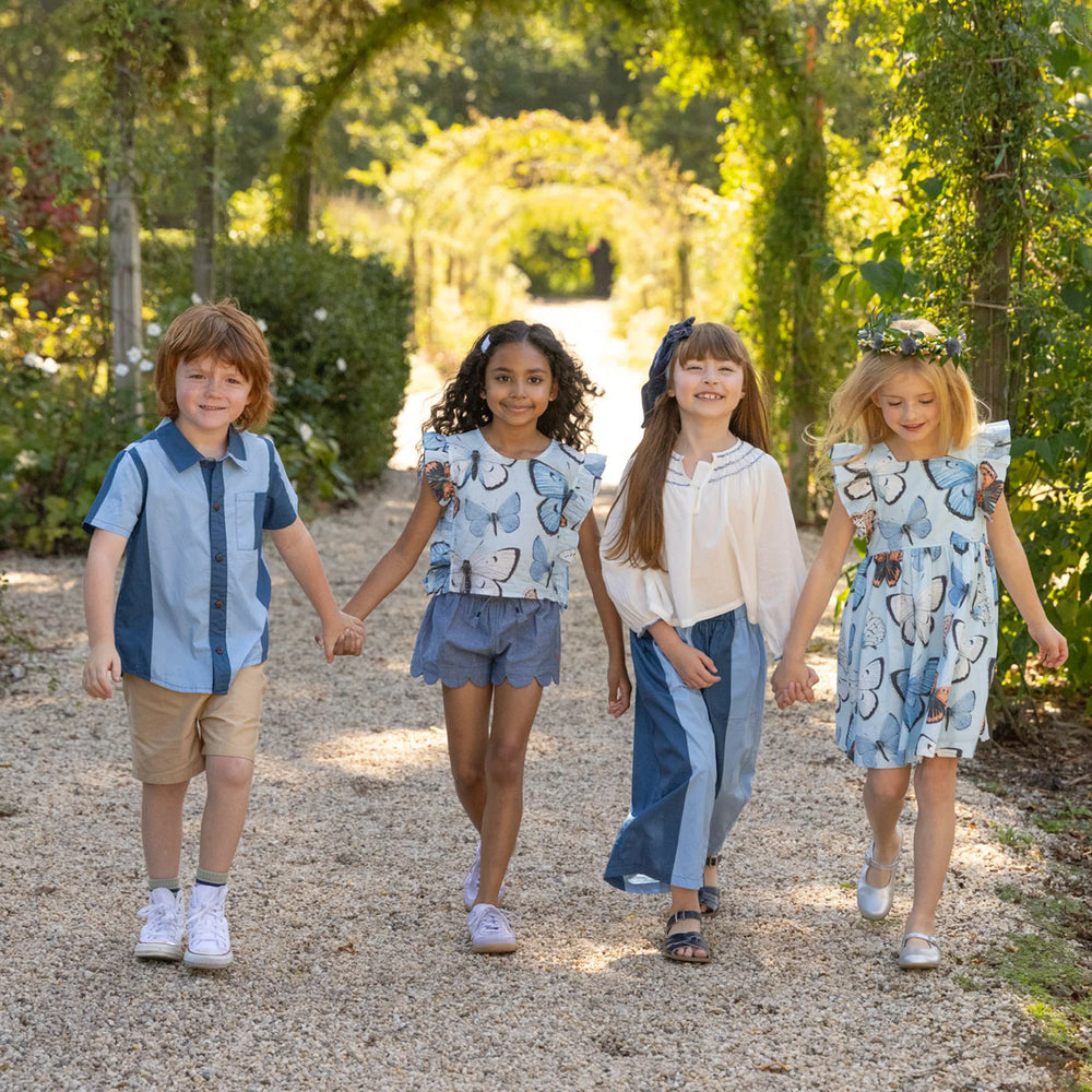 Girls Wylie Pant - Wide Cabana Stripe