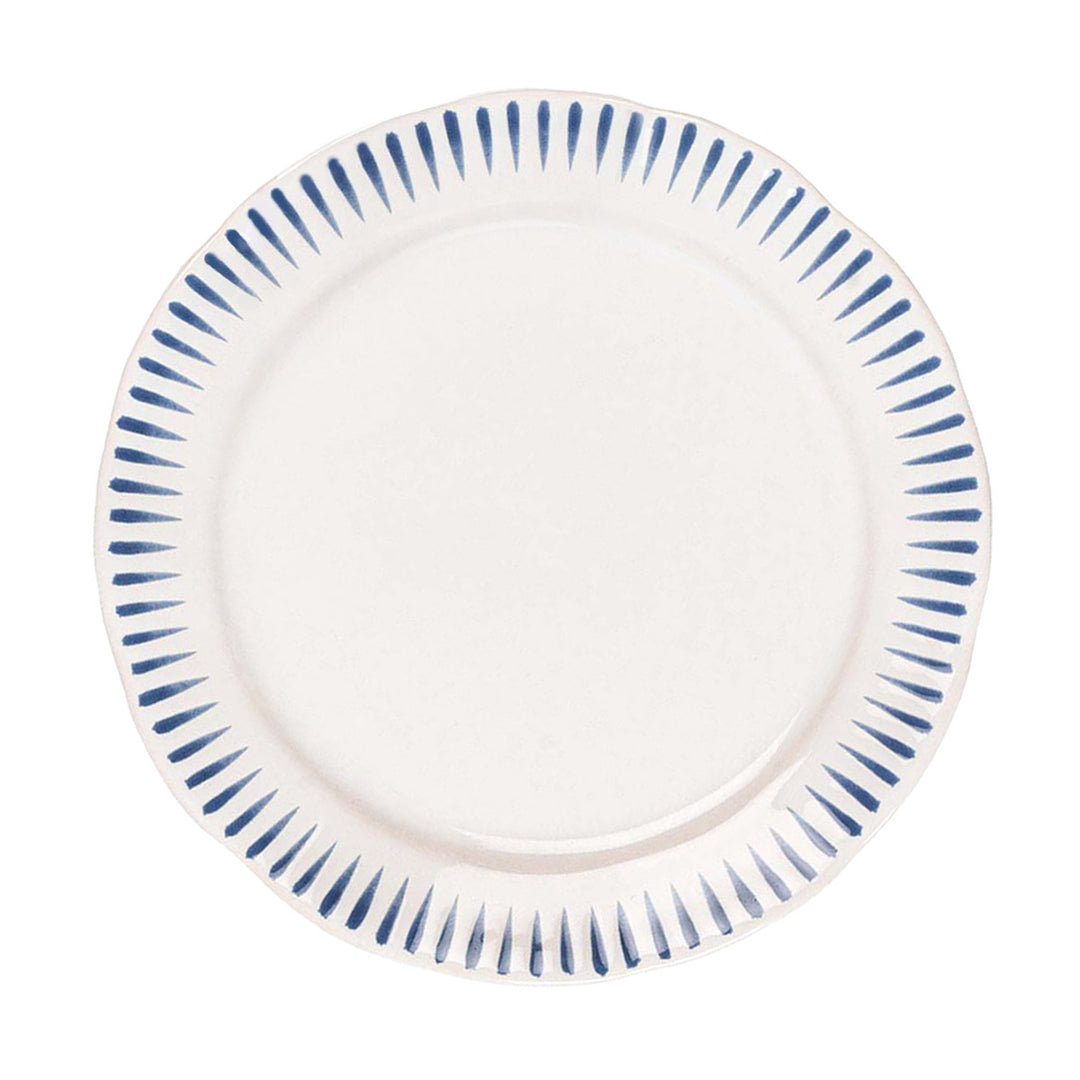 Sitio Stripe 4pc Place Setting - Delft Blue