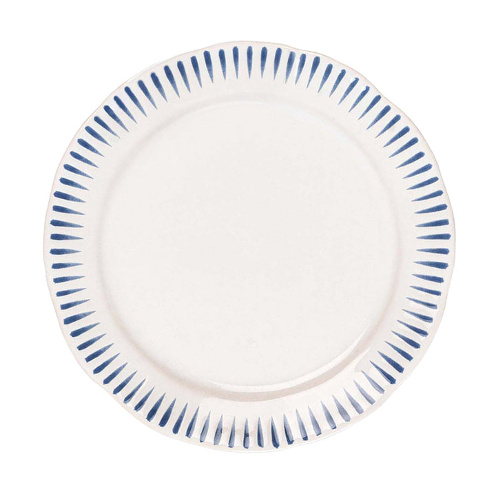 Sitio Stripe 4pc Place Setting - Delft Blue