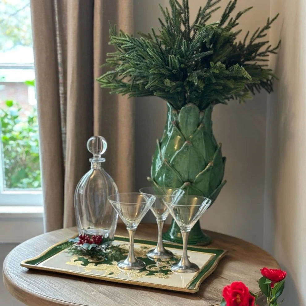 Scavo Harvest Vase - Green