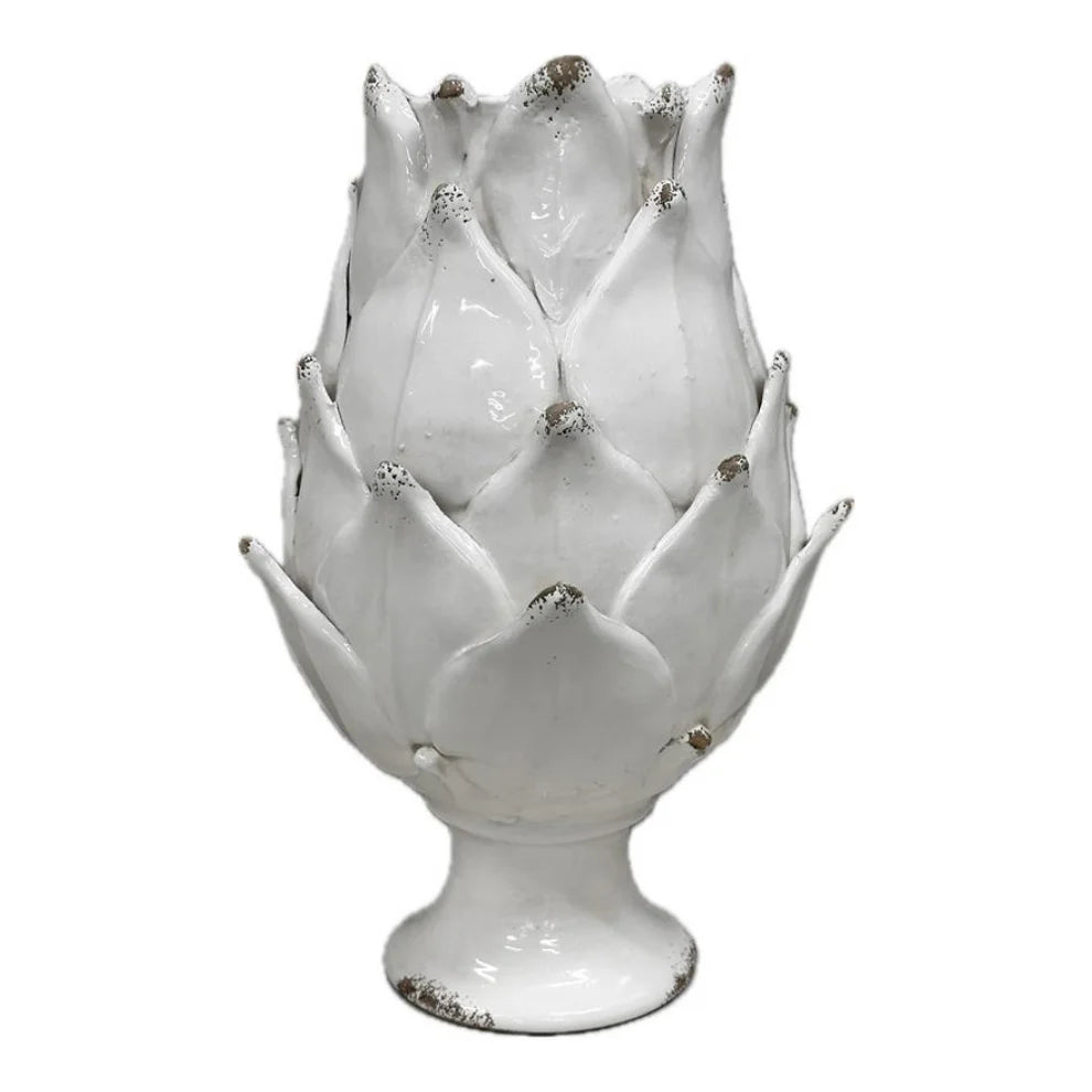 Scavo Harvest Vase - White
