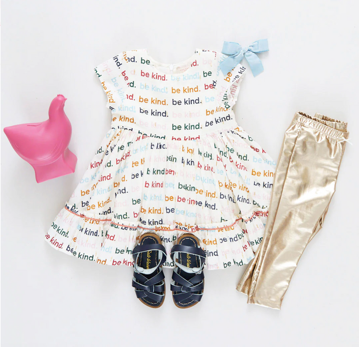 Girls Lame Legging - Light Gold